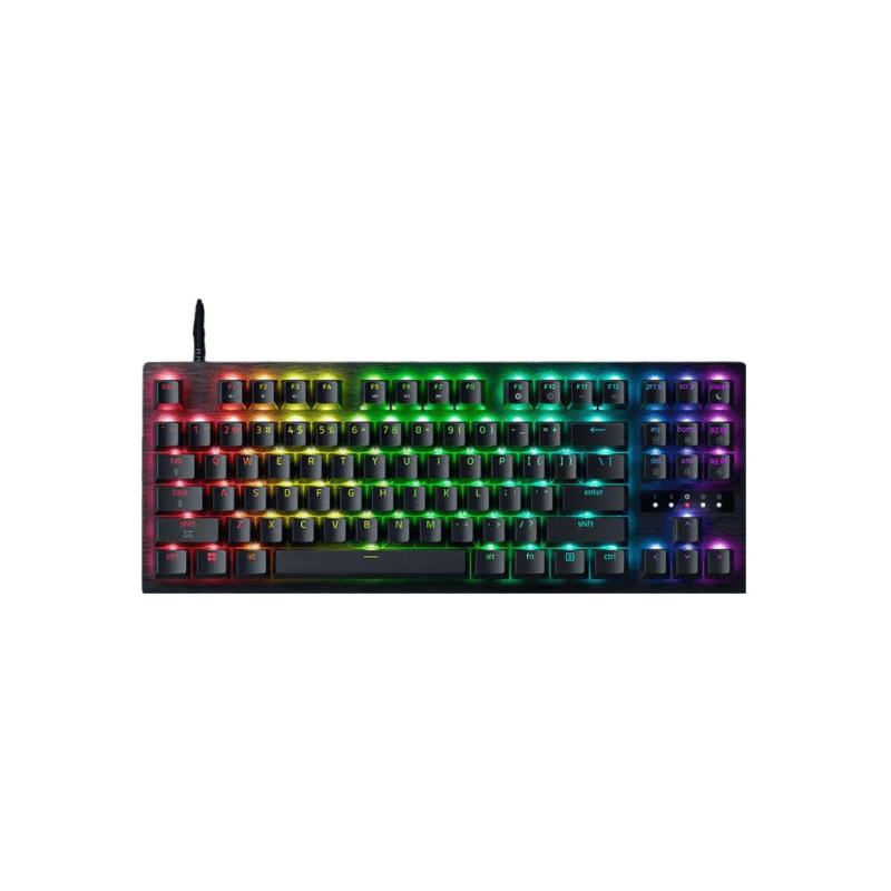 Razer Huntsman V3 Tenkeyless 8KHz teclado Juego USB QWERTY Inglés Negro