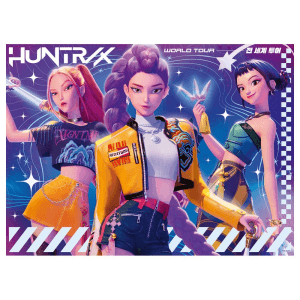 Puzzle Gira Mundial K-Pop Demon Hunters XXL 150pzs