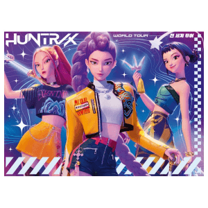 Puzzle K-Pop Demon Hunters 4x100pzs