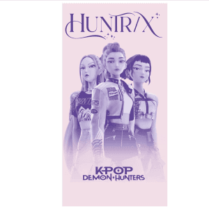 Toalla Huntrix KPop Demon Hunters microfibra