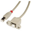 Lindy 31801 cable USB USB 2.0 1 m USB B 0,48 Gbit/s Gris
