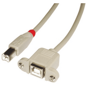 Lindy 31801 cable USB USB 2.0 1 m USB B 0,48 Gbit/s Gris