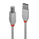 Lindy 36683 cable USB USB 2.0 2 m USB A USB B 0,48 Gbit/s Gris