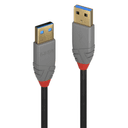 Lindy 36750 cable USB USB 3.2 Gen 1 (3.1 Gen 1) 0,5 m USB A 5 Gbit/s Negro