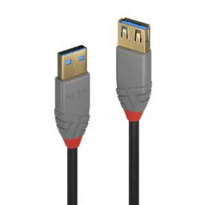 Lindy 36761 cable USB USB 3.2 Gen 1 (3.1 Gen 1) 1 m USB A 5 Gbit/s Negro