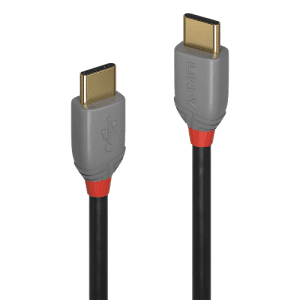 Lindy 36873 cable USB USB 2.0 3 m USB C 0,48 Gbit/s Negro, Gris