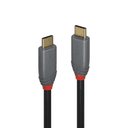 Lindy 36902 cable USB 1,5 m USB C 10 Gbit/s Negro, Gris