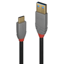 Lindy 36911 cable USB 1 m USB C USB A 10 Gbit/s Negro, Gris