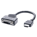 Lindy 41227 adaptador de cable de vídeo 0,2 m DVI-D HDMI Negro