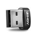 Lindy 41884 cambiador de género para cable USB Type-A USB Type-C Negro