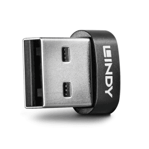Lindy 41884 cambiador de género para cable USB Type-A USB Type-C Negro