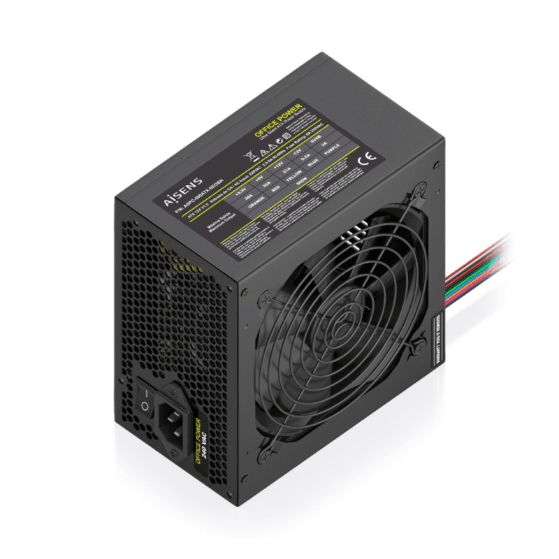 AISENS Fuente Alimentacion ATX 500W OEM, Negra