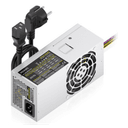 AISENS Fuente Alimentacion TFX 500W con Cable de Alimentacion OEM, Plata