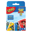Mattel Games Juego de cartas UNO de Toy Story 5 de Disney Pixar para niños, adultos y noches en familia, baraja inspirada en la 
