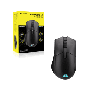 Corsair HARPOON v2 ratón Juego Ambidextro Bluetooth + USB Type-C Óptico