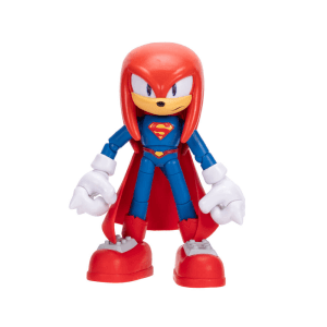 DC x Sonic Knuckles como Superman Figura de acción de 5" / 13 cm, con licencia oficial de , diseño muy articulado y detallado, e