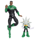 Figura Silver Linterna Verde Sonic The Hedgehog x Dc Comics