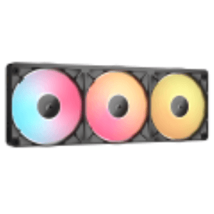 Corsair iCUE LINK RX360 II Unified Frame RGB PWM PC Fans Starter Kit Carcasa del ordenador Refrigerador de aire 12 cm Negro 1 pi
