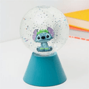 Lampara LED bola purpurina Stitch Disney