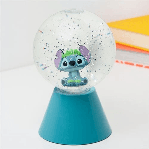 Lampara LED bola purpurina Stitch Disney
