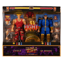 Blister 2 figuras Guile y Bison Street Fighter II 15cm