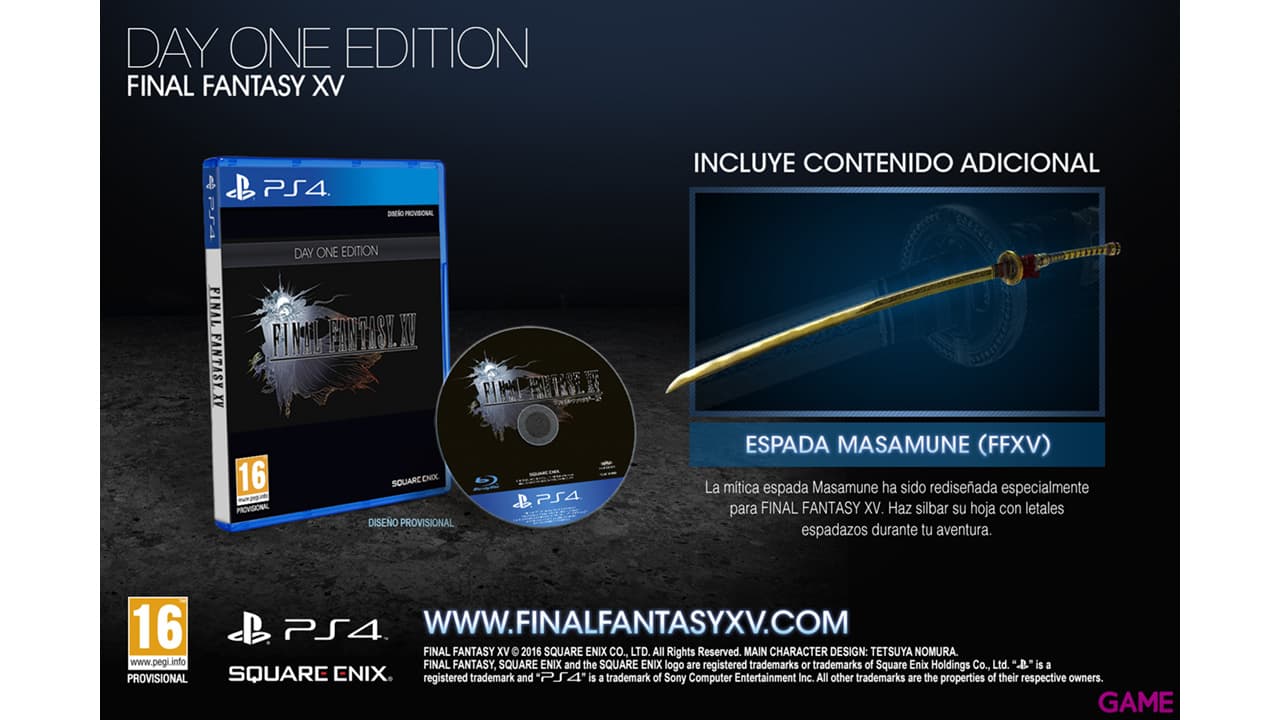 Final Fantasy XV Edición Day One