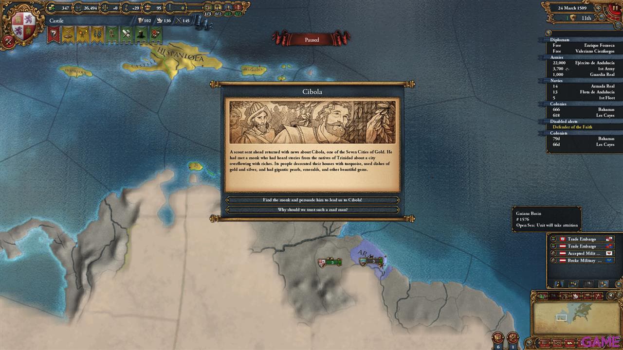 Europa Universalis IV:  El Dorado