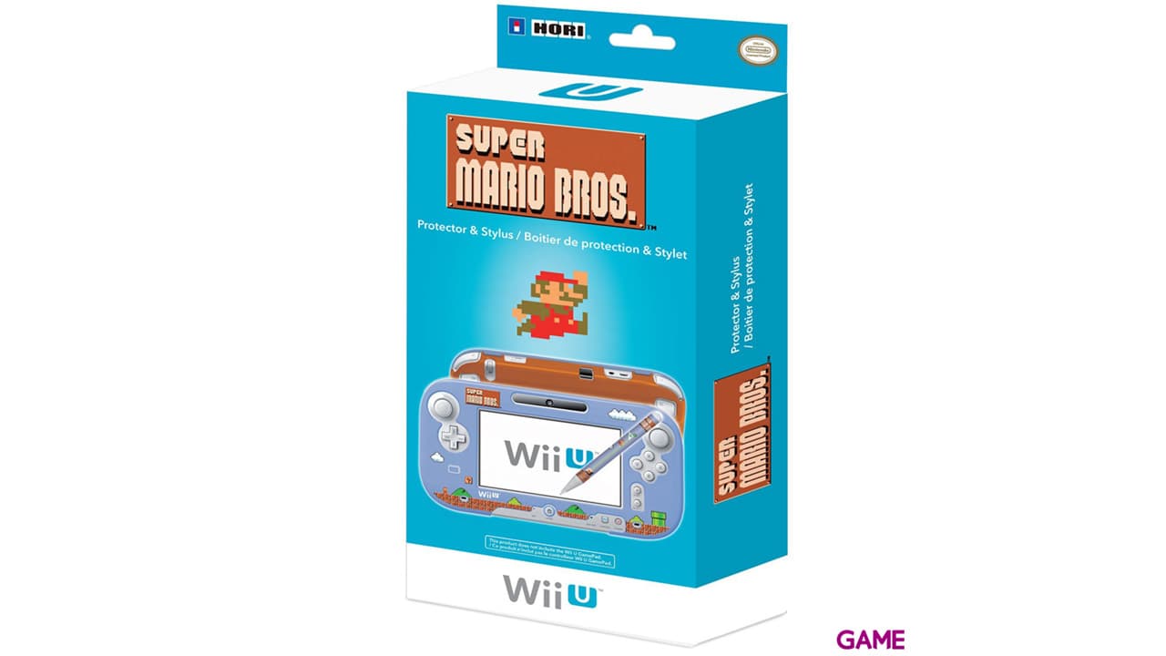 Carcasa Gamepad  + Stylus Mario Maker Hori -Licencia oficial Nintendo-