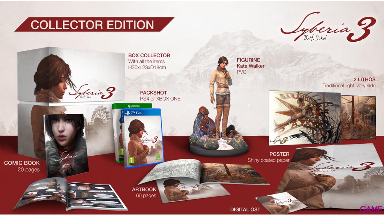 Syberia 3 Edición Coleccionista