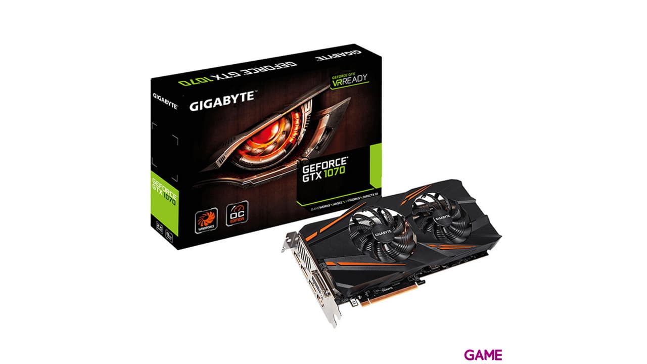 GIGABYTE GeForce GTX 1070 Windforce OC 8GB GDDR5