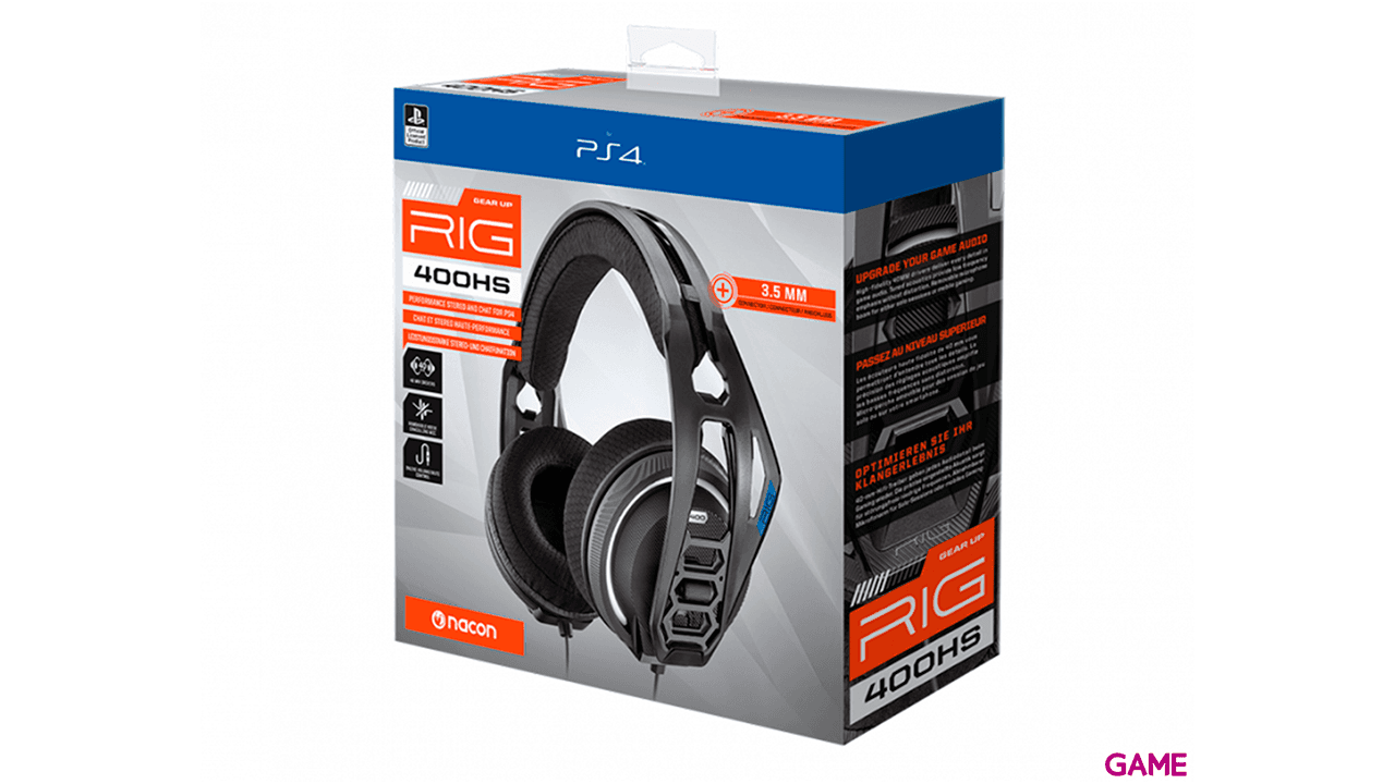 Auriculares Rig 400HS -Licencia oficial- - Auriculares Gaming