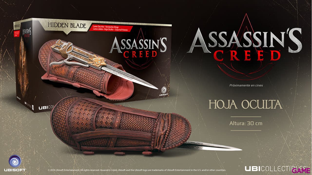 Assassin’s Creed Movie - Aguilar’s Hidden Blade replica Life-size