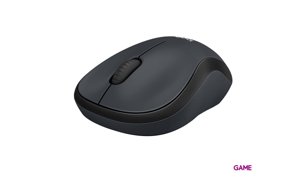 Logitech M220 Silent Optico Inalámbrico 2.4 GHz Carbon - Raton