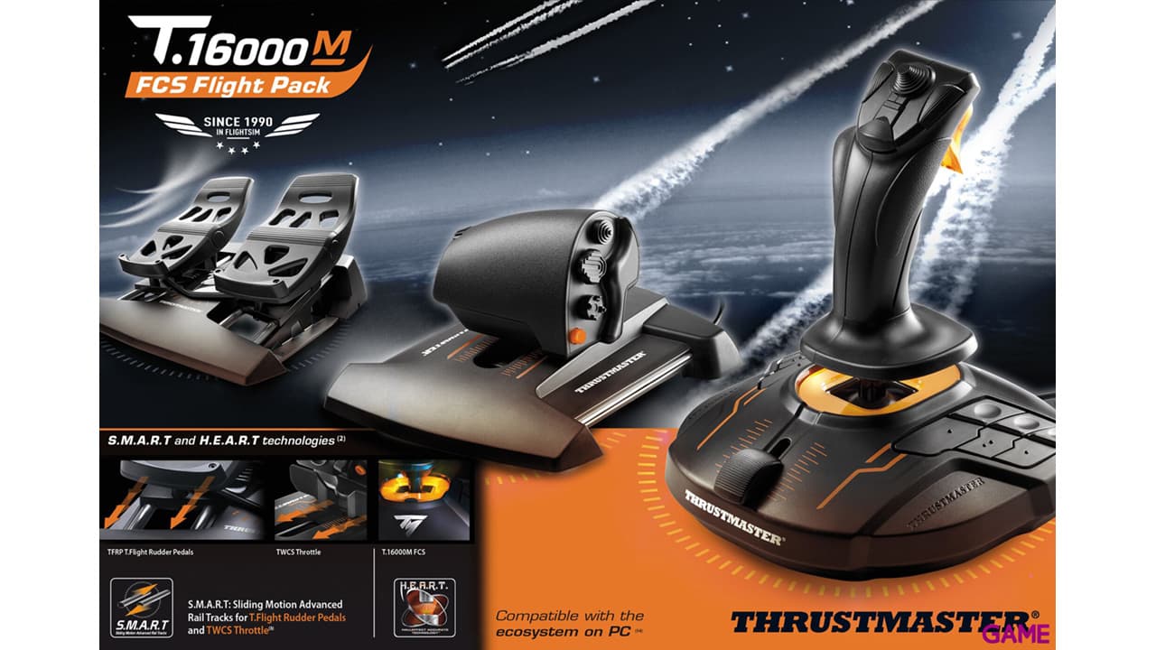 Thrustmaster T.16000M FCS Flight PC  Joystick Gaming