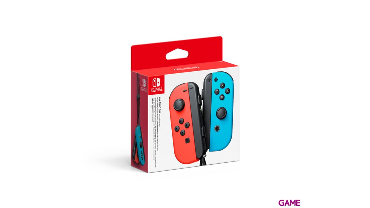 Joy-Con (set Izda/Dcha) Azul Neón/Rojo Neón