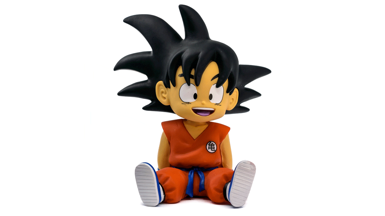 Hucha Dragon Ball Z SON GOKU sentado de 15 cm