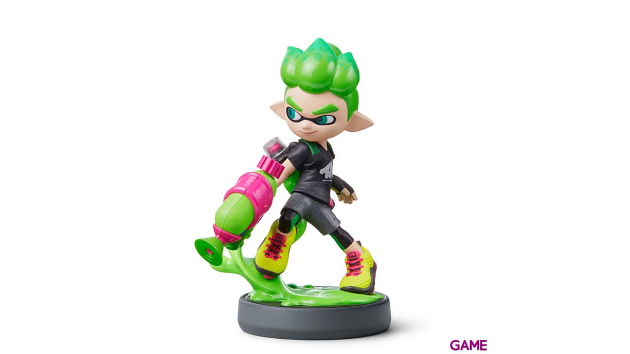 Figura amiibo Inkling Chico - Colección Splatoon