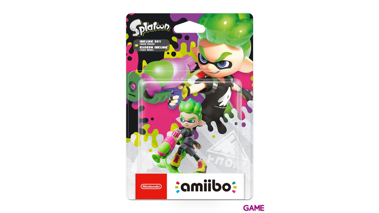 Figura amiibo Inkling Chico - Colección Splatoon