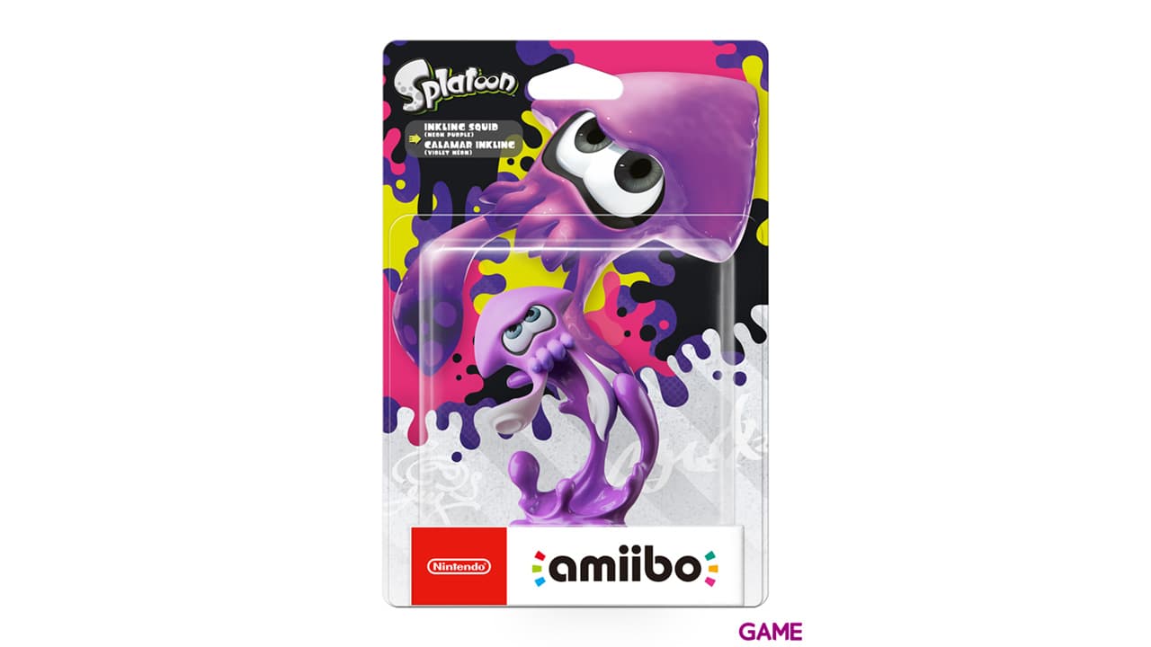 Figura amiibo Inkling Calamar Squid - Colección Splatoon
