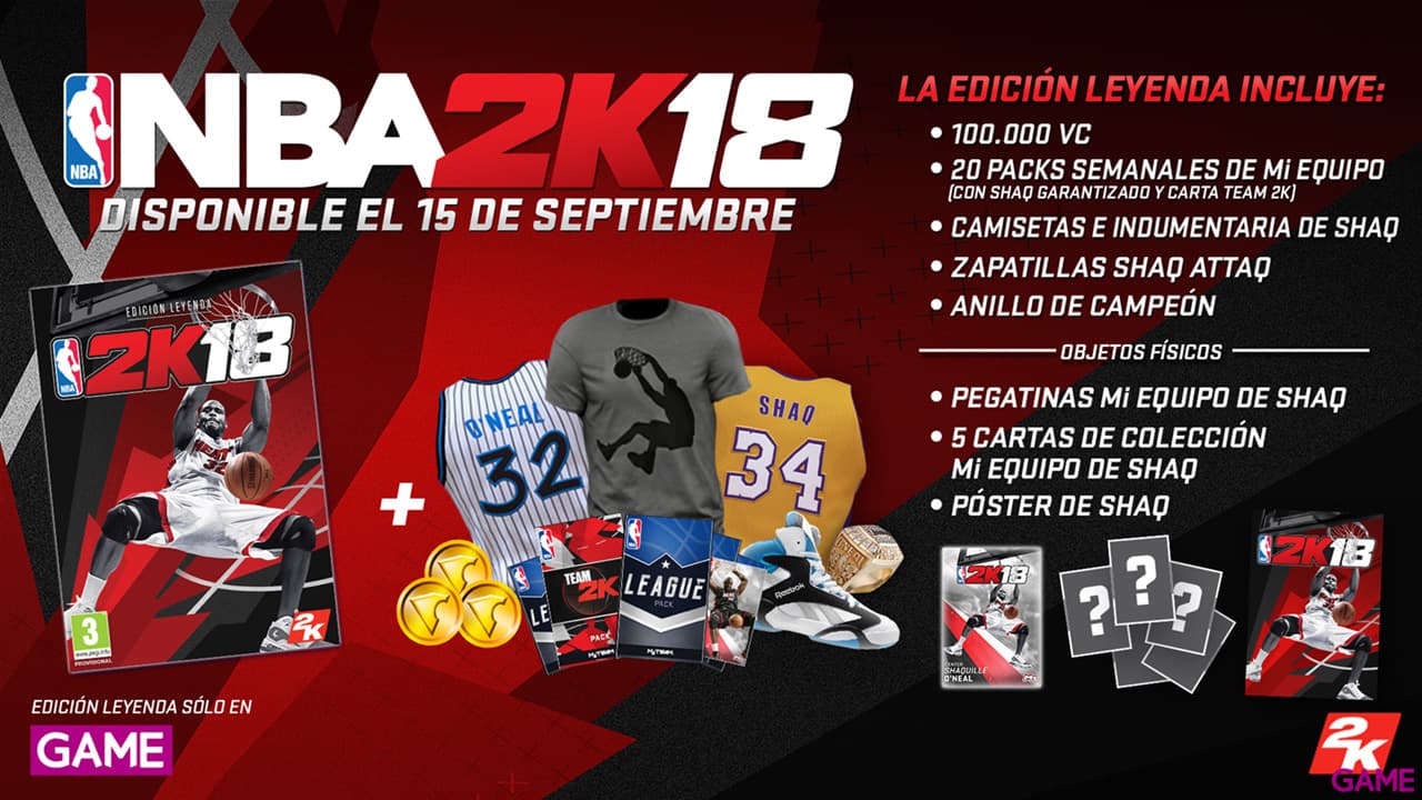 NBA 2K18 Edición Leyenda