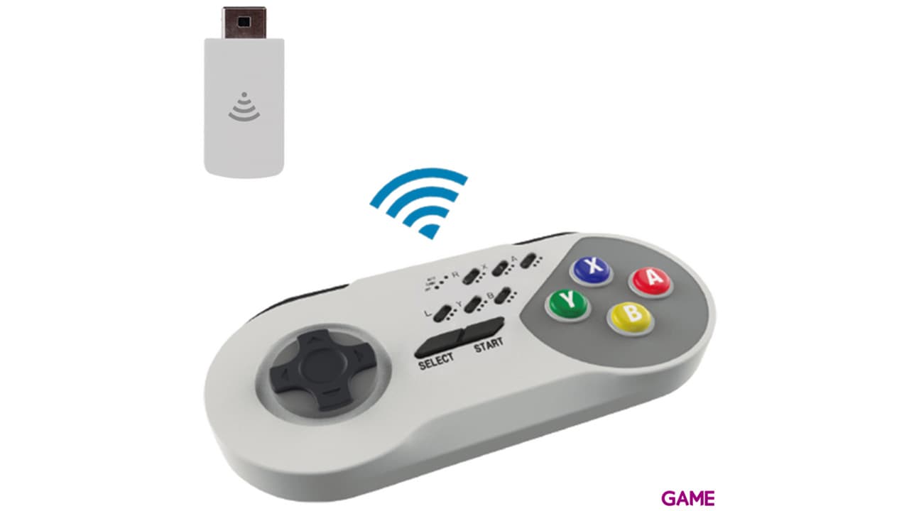 Mando de Control Inalámbrico Nintendo Classic Mini SNES Subsonic