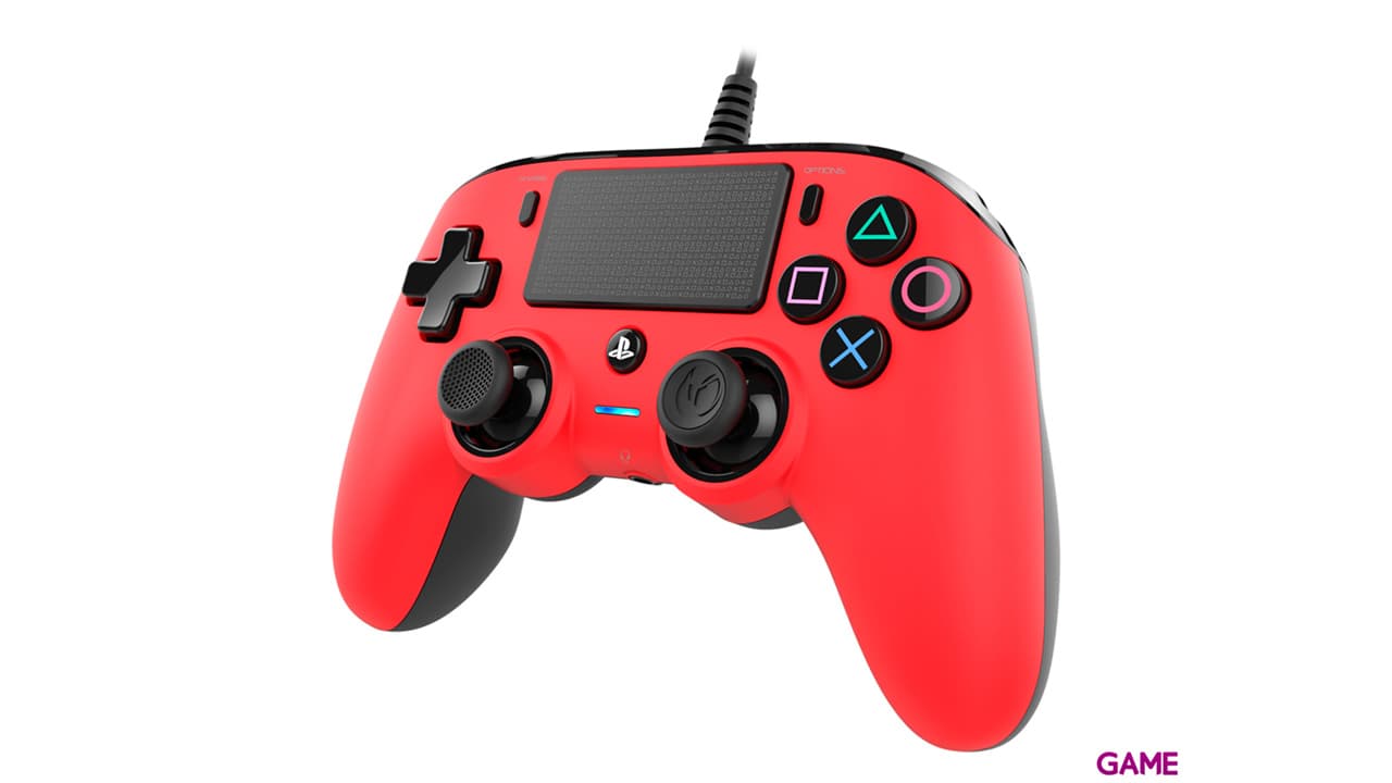 Mando Nacon Con Cable Rojo - Licencia Oficial Sony
