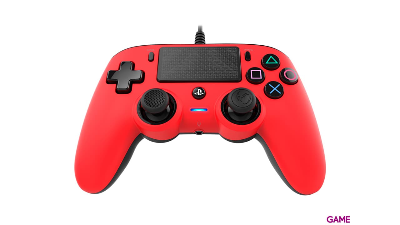 Mando Nacon Con Cable Rojo - Licencia Oficial Sony