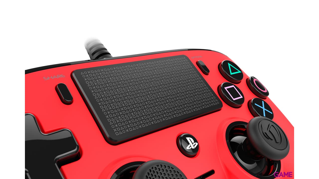 Mando Nacon Con Cable Rojo - Licencia Oficial Sony