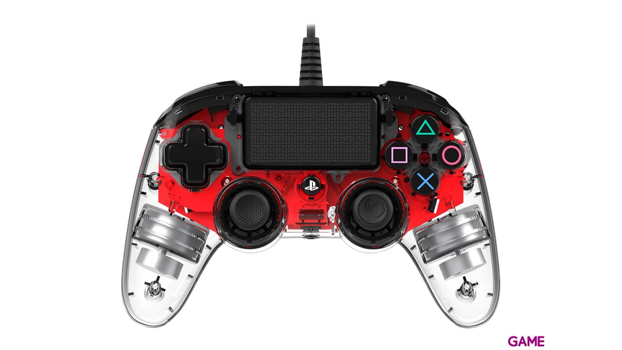 Mando Nacon Con Cable y Luz Rojo - Licencia Oficial Sony