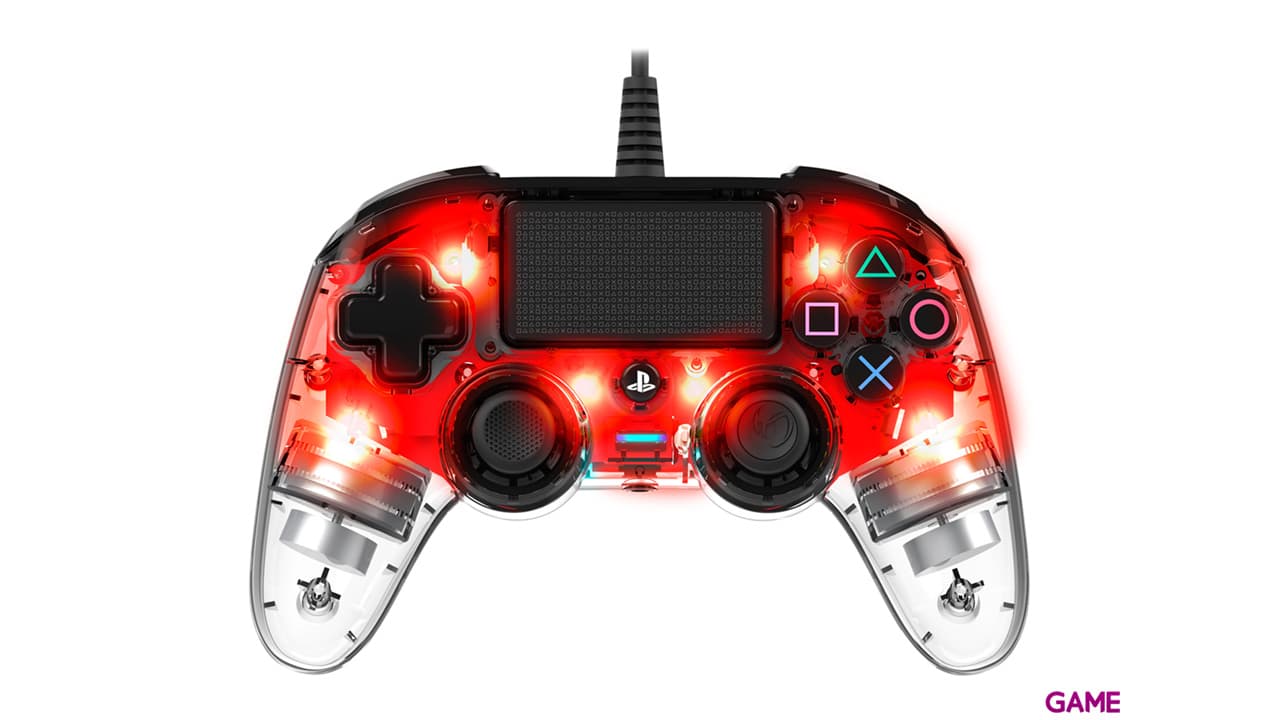 Mando Nacon Con Cable y Luz Rojo - Licencia Oficial Sony