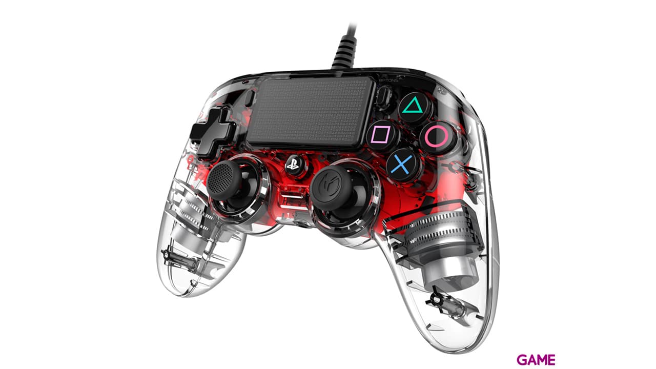 Mando Nacon Con Cable y Luz Rojo - Licencia Oficial Sony