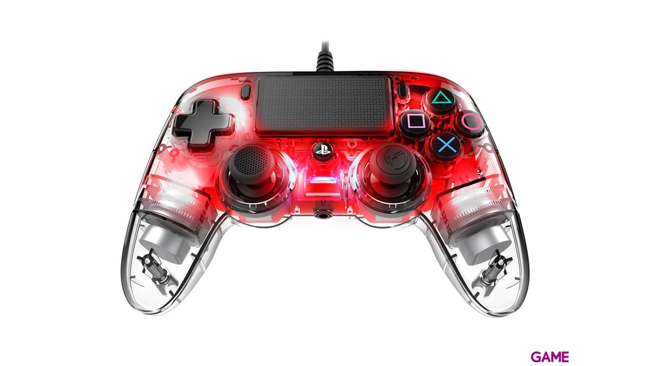Mando Nacon Con Cable y Luz Rojo - Licencia Oficial Sony