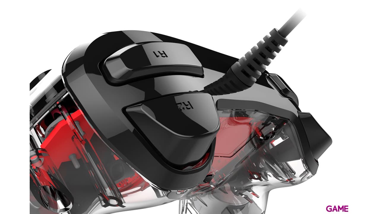 Mando Nacon Con Cable y Luz Rojo - Licencia Oficial Sony