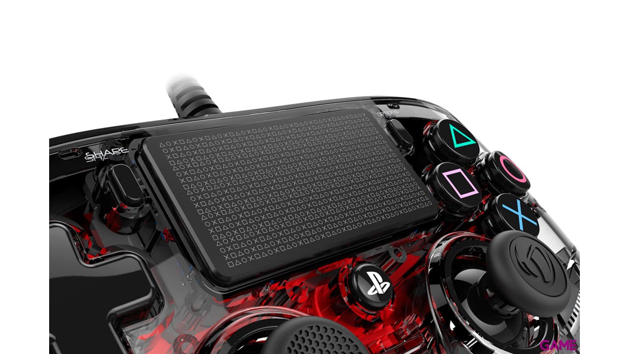 Mando Nacon Con Cable y Luz Rojo - Licencia Oficial Sony